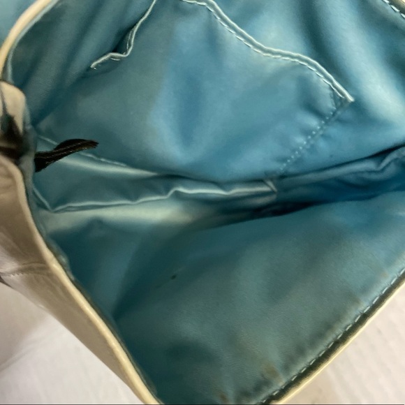 Coach Kristin Woven Leather Ivory Crossbody Bag W 8.5’ X H 8’ X D 2’ - Picture 8 of 13